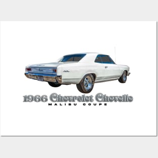 1966 Chevrolet Chevelle Malibu Coupe Posters and Art